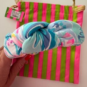 LELE SADOUGHI X LILLY PULITZER Rainforest Retreat Slim Knotted Headband
